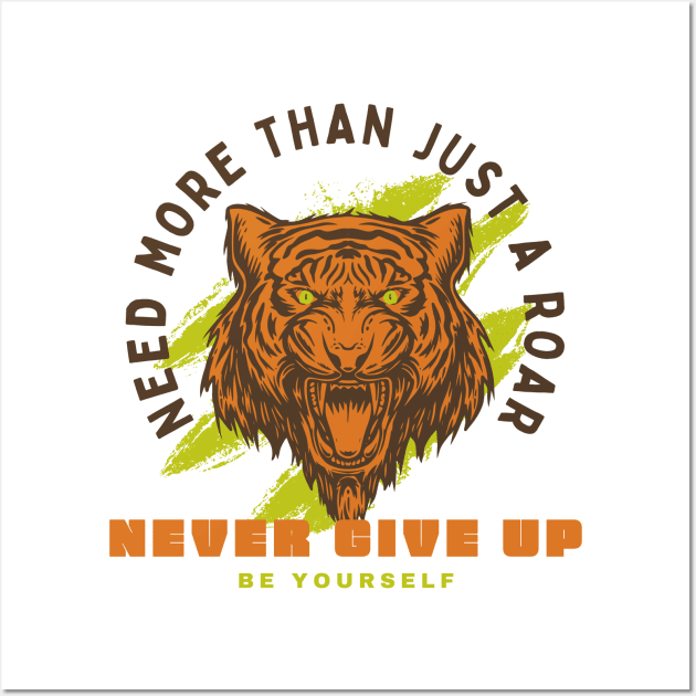 Never Give Up Wall Art by Fashionistasss